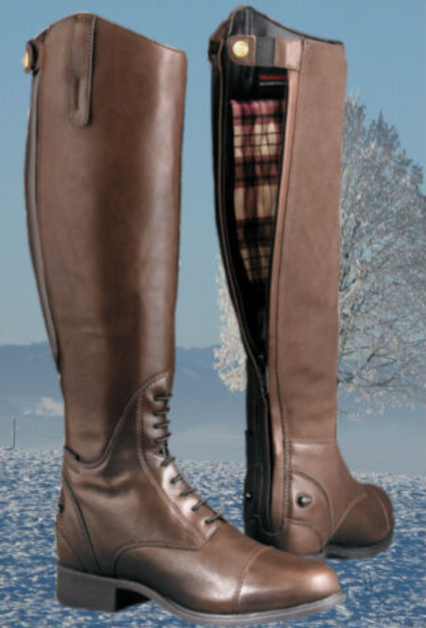 ARIAT Thermostiefel Bromont Tall H2O Insulated, chocolate